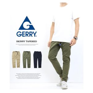 GERRY ジェリー チノストレッチ クライミング スキニーテーパード メンズ イージーパンツ チノパンツ 078190