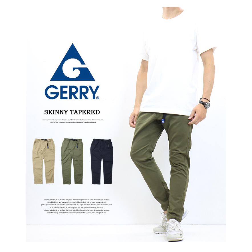 GERRY ジェリー チノストレッチ クライミング スキニーテーパード メンズ イージーパンツ チノパンツ 078190