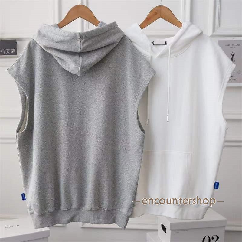 レディース フード付き ジレ ノースリーブ 春 夏春コーデ 薄手 涼しい ジャケット きれいめ ス 羽織り おしゃれ - 画像 (6)