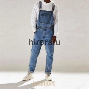 オーバーオール デニム メンズ サロペットパンツ ジーンズ つなぎ オールインワン ペインター ワークパンツ 作業服 アメカジ カーゴパンツ 夏 春 秋 秋服