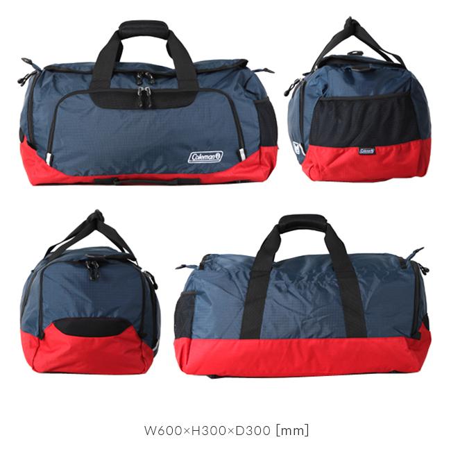Coleman 最大42% 9/23限定 コールマン ボストンバッグ メンズ レディース 修学旅行 大容量 軽量 子供 小学校 ゴルフ ブランド ダッフルバッグ 50L 2WAY - 画像 (2)