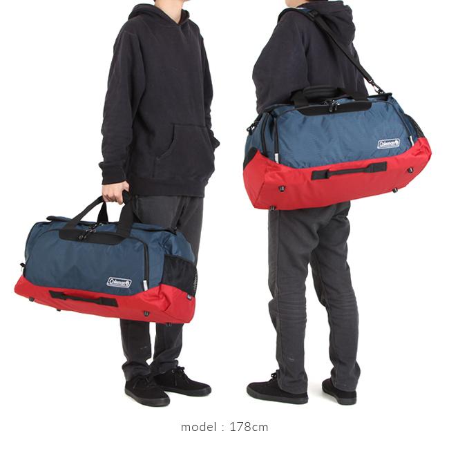 Coleman 最大42% 9/23限定 コールマン ボストンバッグ メンズ レディース 修学旅行 大容量 軽量 子供 小学校 ゴルフ ブランド ダッフルバッグ 50L 2WAY - 画像 (3)
