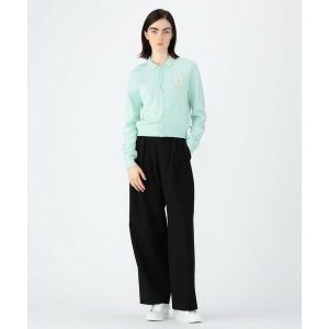 TOMORROWLAND / トゥモローランド コットンカシミヤ パールロゴポロカーディガン