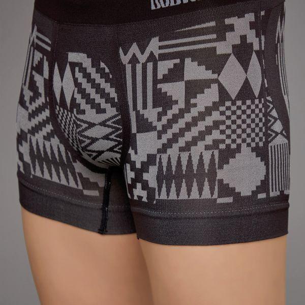 BODY WILD グンゼ ジオメトリック柄 立体成型 ボクサーパンツ 前閉じ メンズ GUNZE ボディワイルド - 画像 (8)