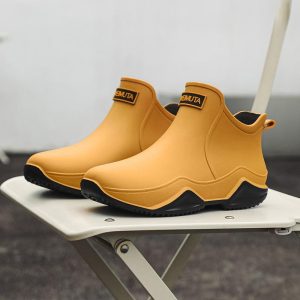 レインブーツ ショート レインシューズ メンズ レディース 男女兼用 雨靴 大きいサイズ 防水 スノーブーツ 軽量 軽い ショートブーツ 晴雨兼用 黒 釣り 靴