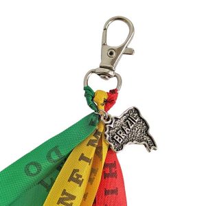 ボンフィンキーホルダー ラスタカラー お守り