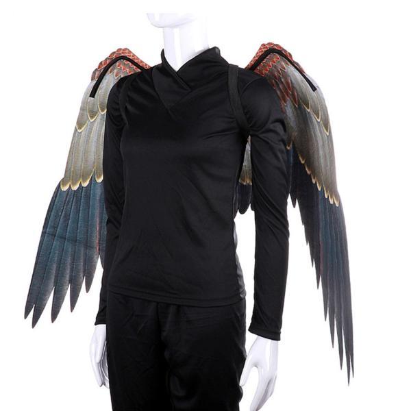 ハロウィーンエンジェルウィングアダルトウェディングアクセサリークリスマスイブカーニバルフェスティバルドレスアップパーティー3Dウィングリビン - 画像 (4)