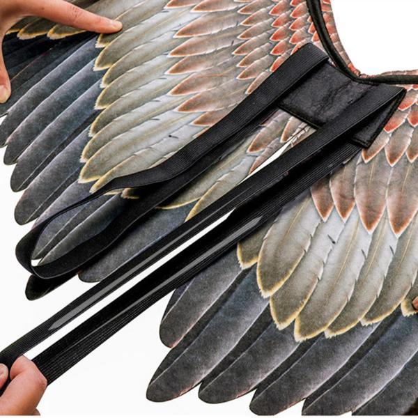 ハロウィーンエンジェルウィングアダルトウェディングアクセサリークリスマスイブカーニバルフェスティバルドレスアップパーティー3Dウィングリビン - 画像 (6)