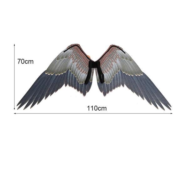 ハロウィーンエンジェルウィングアダルトウェディングアクセサリークリスマスイブカーニバルフェスティバルドレスアップパーティー3Dウィングリビン - 画像 (7)