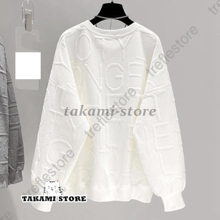 トレーナー レディース 長袖 トップス プルオーバー スウェット ゆったり ファッション - 画像 (4)