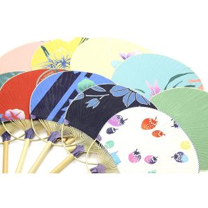 うちわ浴衣生地使用 団扇 せんす 浴衣 女物 和装小物