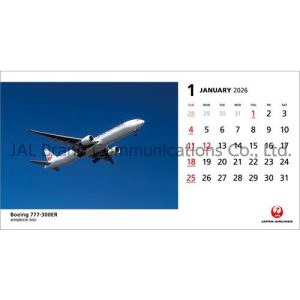 JAL「FLEET」(卓上判) カレンダー 2026 Calendar