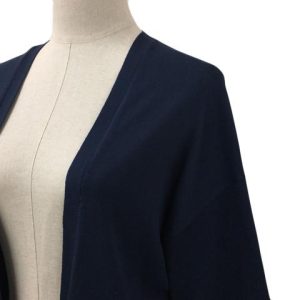 アーバンリサーチ サニーレーベル URBAN RESEARCH Sonny Label カーディガン 前開き 無地 長袖 Free 紺 ネイビー レディース