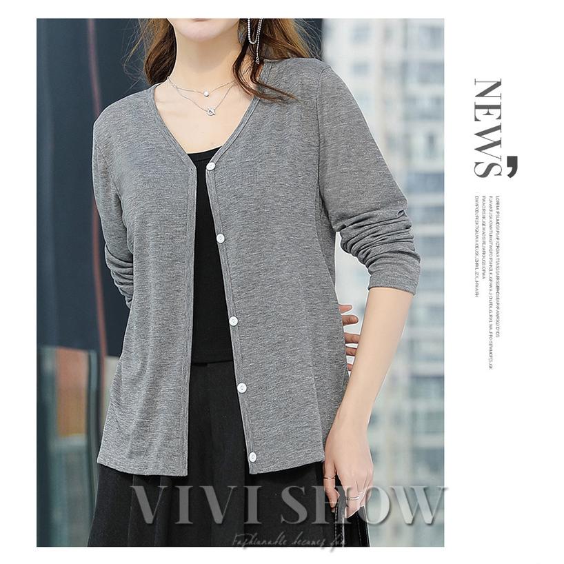 レディース トップス カーディガン シンプル ベーシック 着回し きれい 薄手 おしゃれ - 画像 (4)