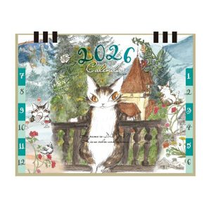 デスクオンカレンダー2026　 わちふぃーるどダヤン キャラクターグッズ