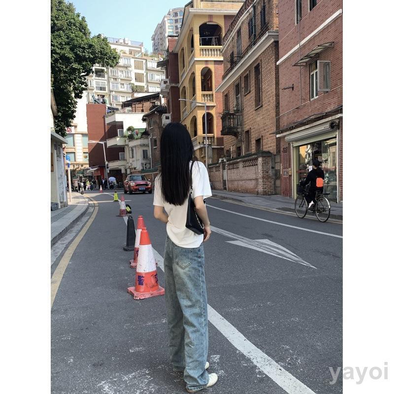 カットソー レディース 春 春服 トップス Tシャツ プルオーバー ブラウス 半袖 クルーネック 綿 汗染み防止 夏 - 画像 (6)