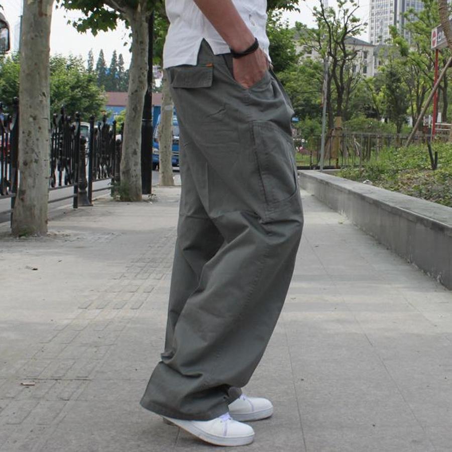 【特価】カーゴパンツ メンズ 大きいサイズ ゆったり 作業服 薄手 ボトムス 太め カジュアル ズボン ミリタリーパンツ 春 夏物 - 画像 (9)