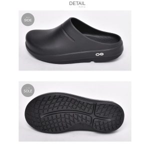 OOFOS ウーフォス サンダル メンズ レディース 1200 ブラック 黒 シューズ 靴 カジュアル シンプル 室内履き 社内履き リカバリーシューズ アウトドア